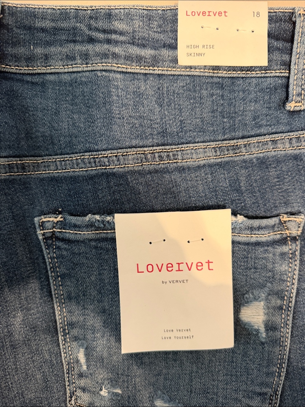 Lovervet High-Rise Skinny Jeans — Classic Blue